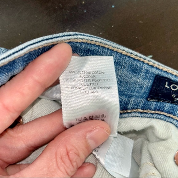 Lucky Brand Stella stretchy low rise skinny denim blue ankle jeans size 10/30 - Picture 8 of 13
